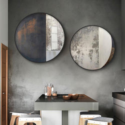 Round Canvas Wall Painting Modern