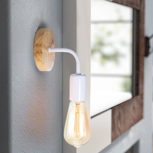 Load image into Gallery viewer, 2pcs/lot Nordic Wood Wall Lamp
