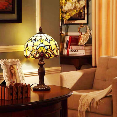 Load image into Gallery viewer, Table lamp Tiffany Art Creativity Mediterranean