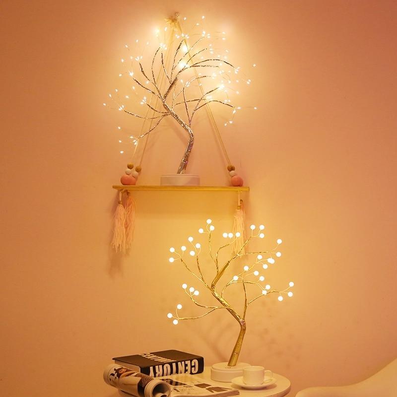 LED Copper Wire Night Light Tree Fairy