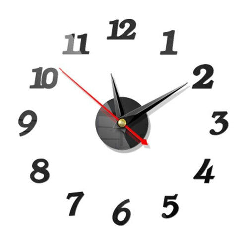 Load image into Gallery viewer, Wall Clock Mirror Wall Stickers Removable