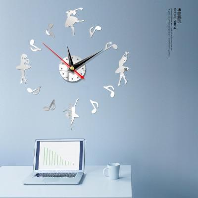 Load image into Gallery viewer, Wall Clock Mirror Wall Stickers Removable