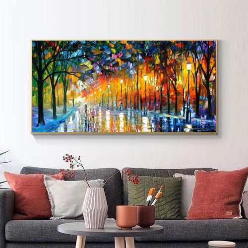 Load image into Gallery viewer, Abstract Landscape Canvas Painting Wall