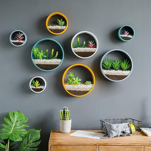 Load image into Gallery viewer, Wall Hanging Decor Shelf Flower Pot
