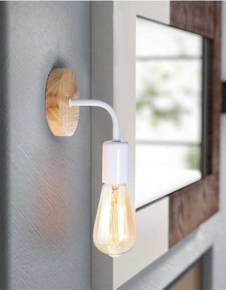 2pcs/lot Nordic Wood Wall Lamp