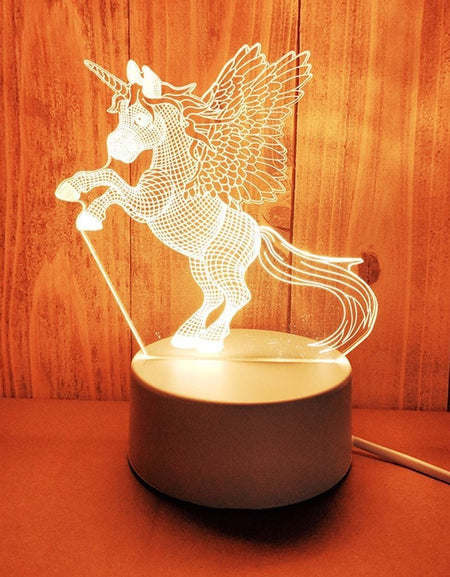 Children Friends Lover Creative 3D LED Night Light