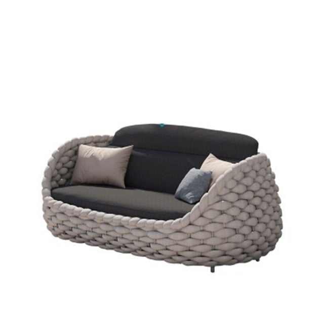 Outdoor Sofa Courtyard Villa Balcony Rattan Chair