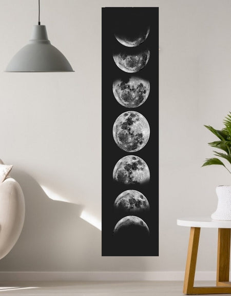 Wall Hanging Moon phase Throw
