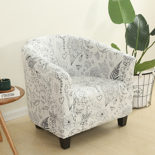 Load image into Gallery viewer, Printed Elastic Stretch Coffee Tub Armchair Sofa
