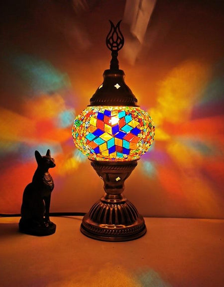 Handmade Table Lamp Turkish Stained Glass