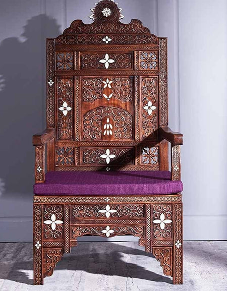 Southeast Asia Solid Wood Hand Single Chair