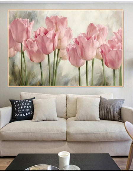 Plants Flowers Art paintings Tulips Flowers