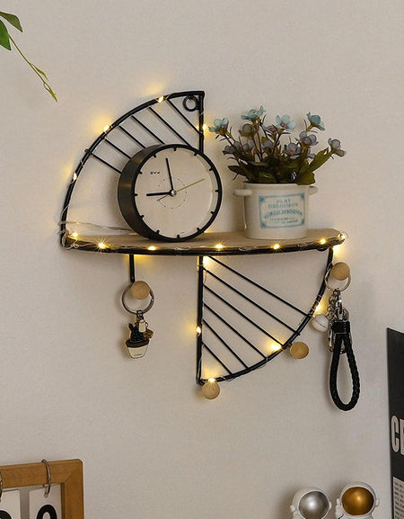 Iron Art Creative Storage Display Shelf Wall