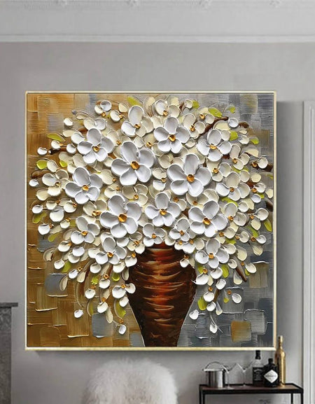 3D Palette Knife Oil Painting Handmade