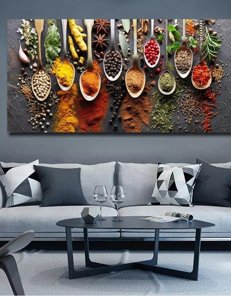 Spoon Grains Spices Posters and Prints