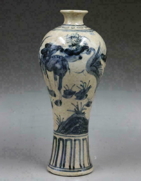 Old porcelain Hand-painted Blue