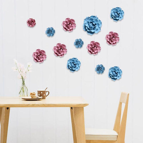 Load image into Gallery viewer, Ceramic flower wall decoration
