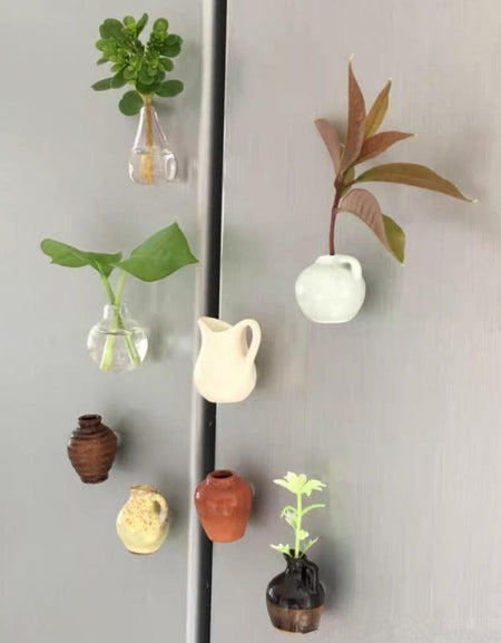 Mini Ceramics Vase Fridge Magnet