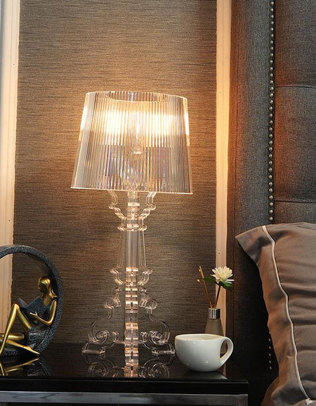 Desk lamp study crystal  art deco