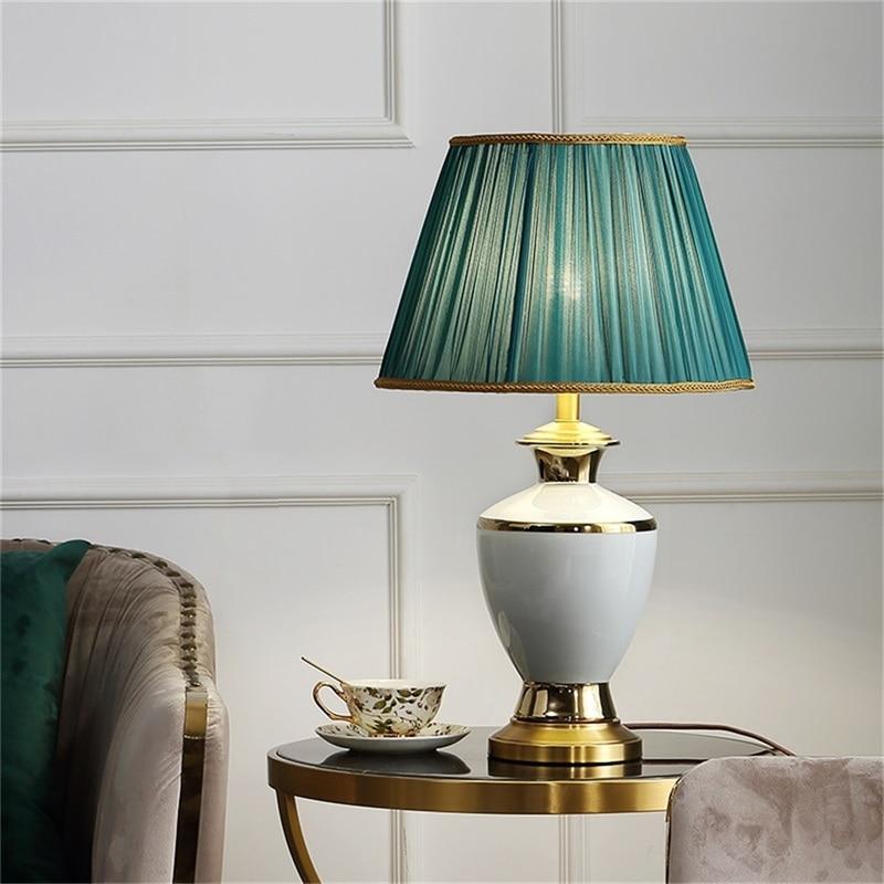 Ceramic Table Lamps Copper