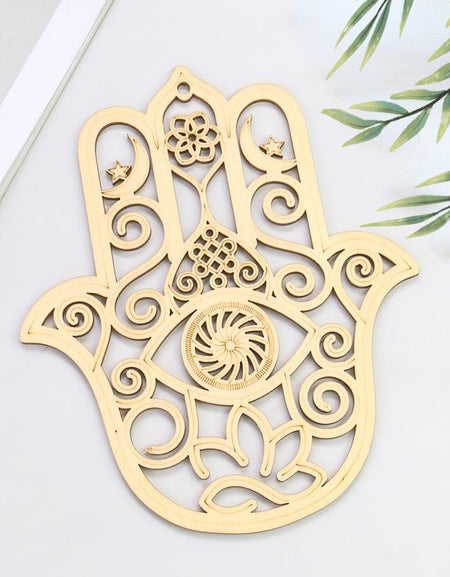 Wooden Geometric Pattern Wall Hanging