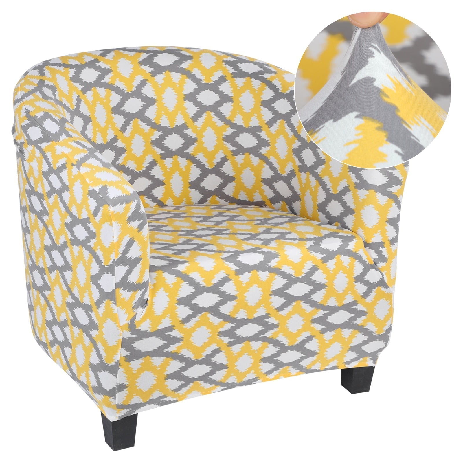 Printed Tub Sofa  Armchair Living Room