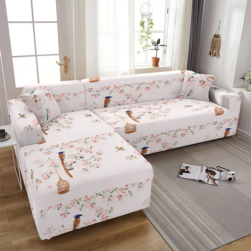 Seat Plant Print Sofa  Living Room Armchair Sofa