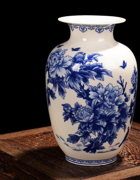 blue and white Porcelain Vases